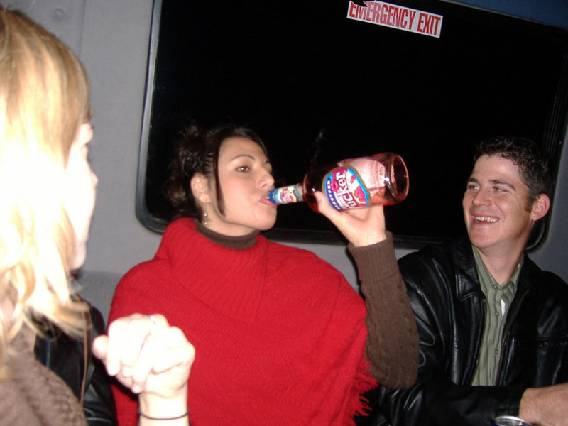 angeltakinshotsonthepartybus